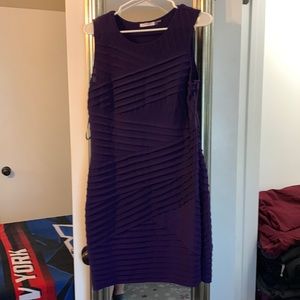 Purple Calvin Klein dress